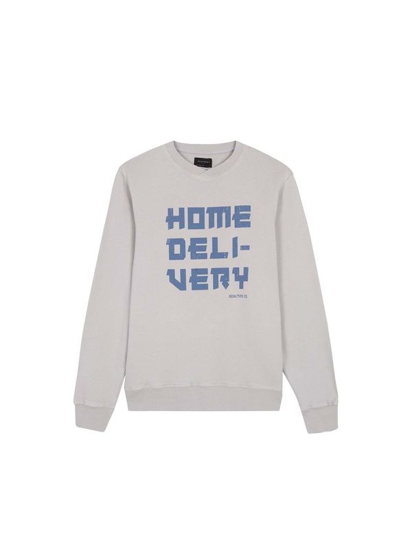 Scalpers Scalpers Sweater majica  plava / siva