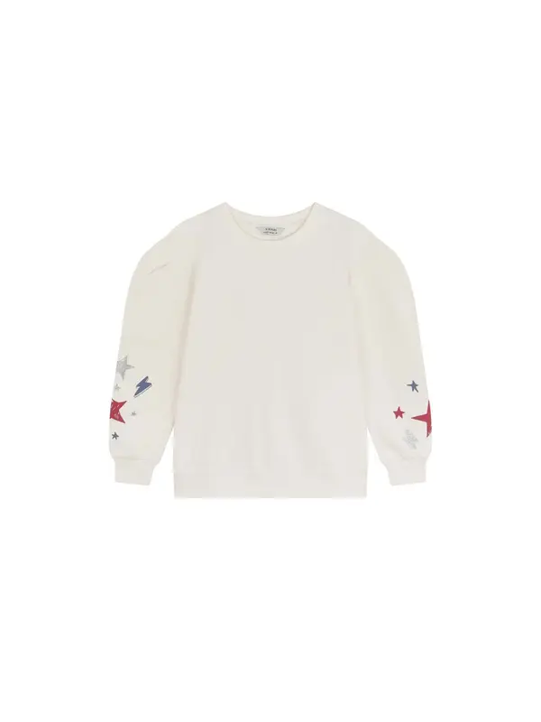 Scalpers Scalpers Sweater majica  plava / siva / crvena / prljavo bijela