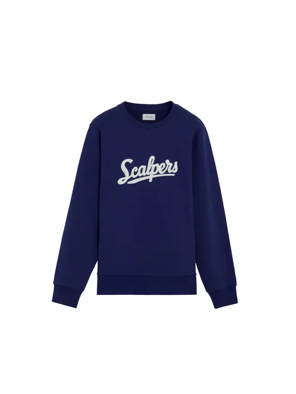 Scalpers Scalpers Sweater majica ' '  plava / tamno plava