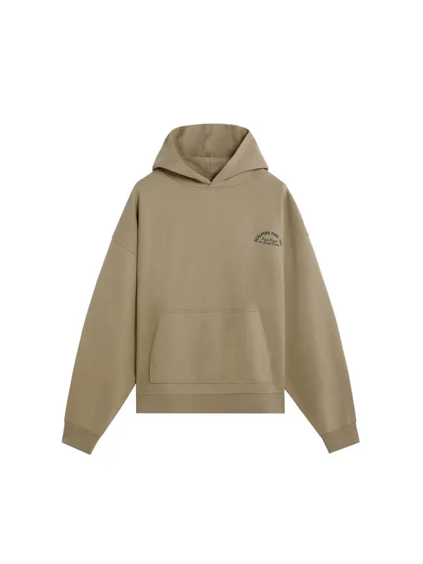 Scalpers Scalpers Sweater majica 'Sctimeoffhoodie'  smeđa / crna