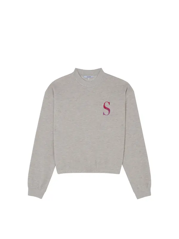 Scalpers Scalpers Sweater majica ' '  siva / siva melange