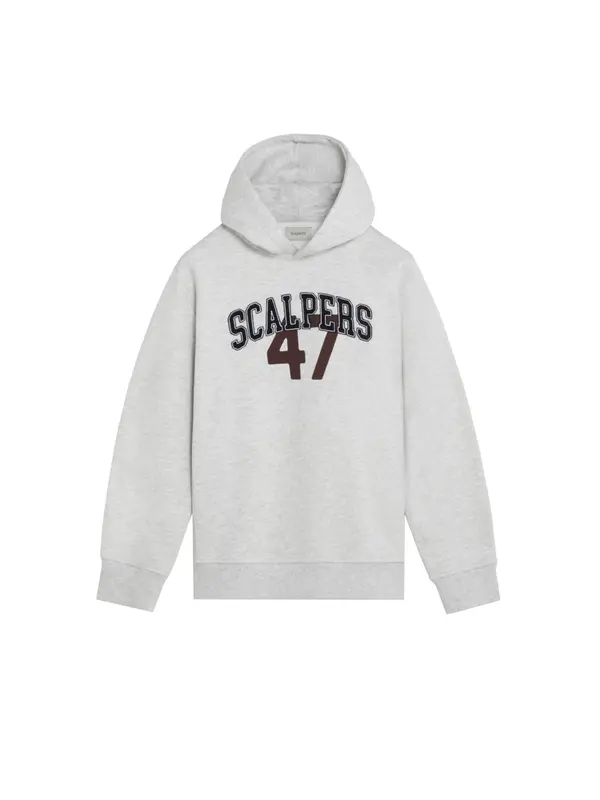 Scalpers Scalpers Sweater majica ' '  siva / siva melange