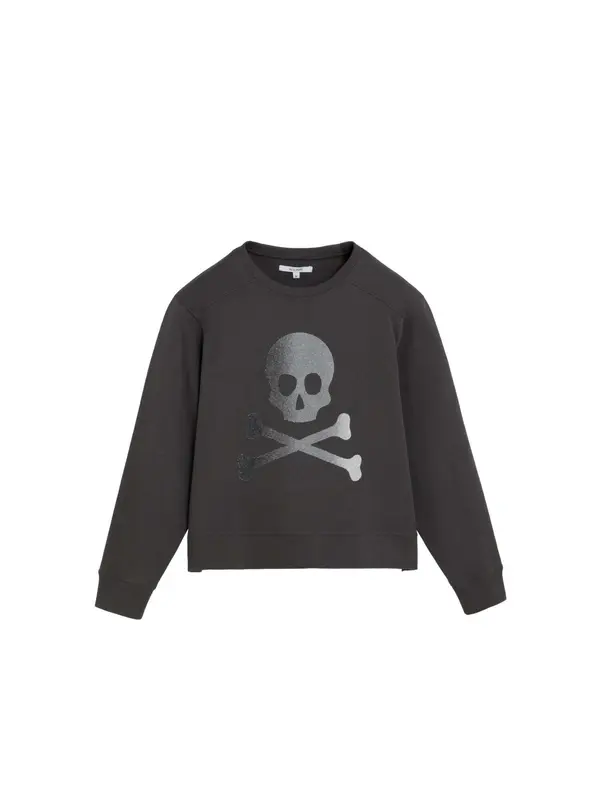 Scalpers Scalpers Sweater majica  siva / tamo siva