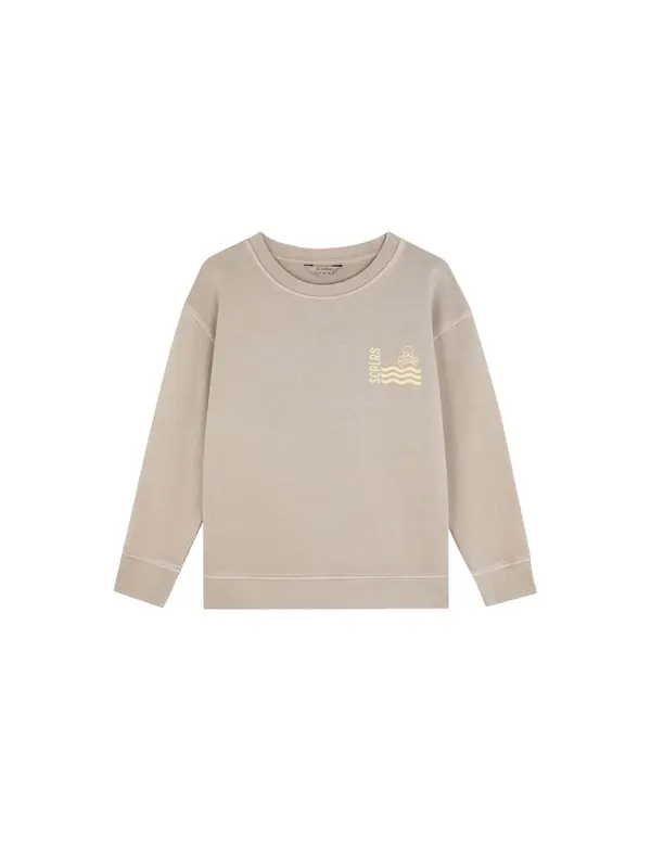 Scalpers Scalpers Sweater majica ' '  sivkasto bež