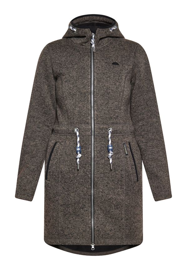 Schmuddelwedda Schmuddelwedda Flis jakna  bež / plava / siva melange / crna