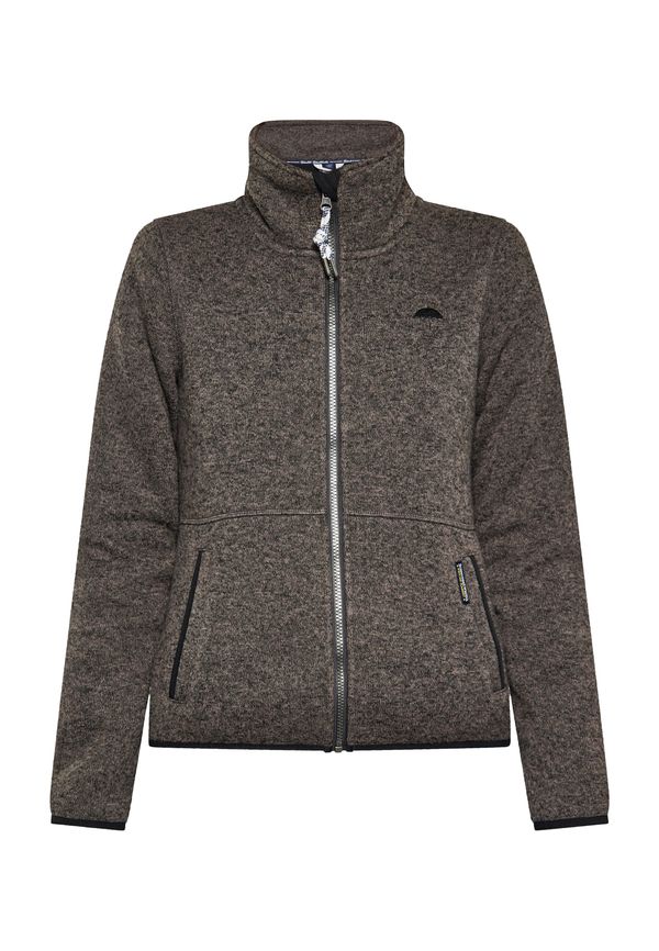 Schmuddelwedda Schmuddelwedda Flis jakna  taupe siva / crna / bijela