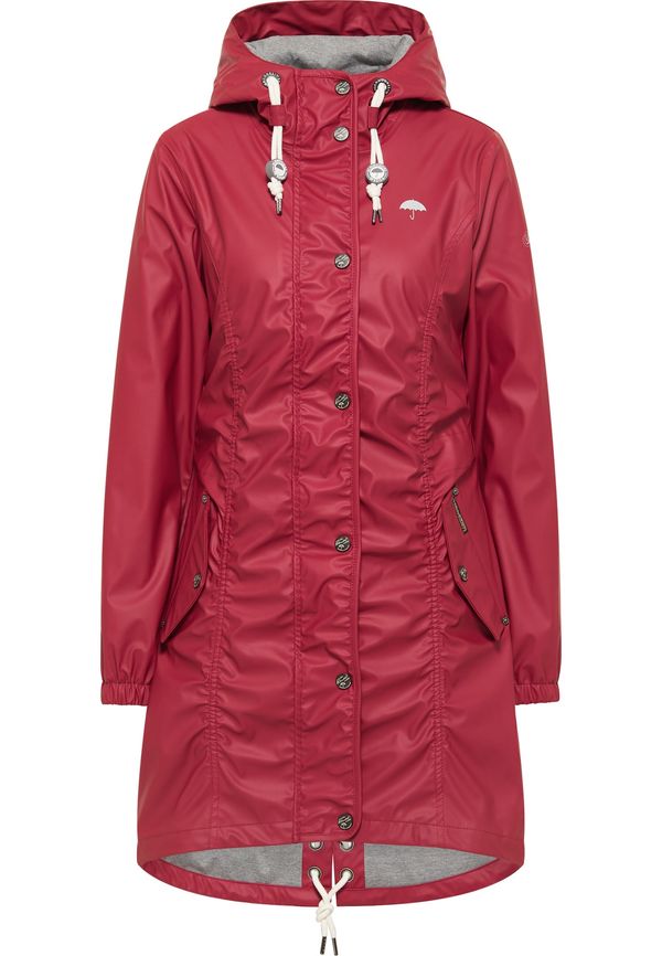 Schmuddelwedda Schmuddelwedda Prijelazni kaput  merlot / bijela