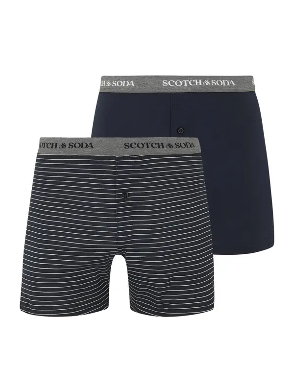 SCOTCH & SODA SCOTCH & SODA Bokserice  mornarsko plava / siva melange / bijela