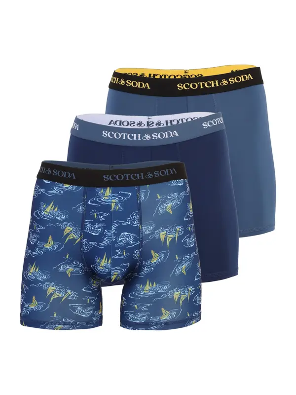 SCOTCH & SODA SCOTCH & SODA Bokserice  safirno plava / tamno plava / med / prljavo bijela