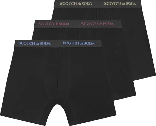 SCOTCH & SODA SCOTCH & SODA Bokserice  safirno plava / tamo žuta / jarko crvena / crna