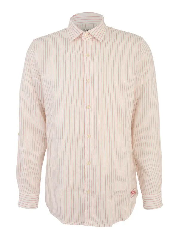 SCOTCH & SODA SCOTCH & SODA Košulja  bež siva / tamno crvena