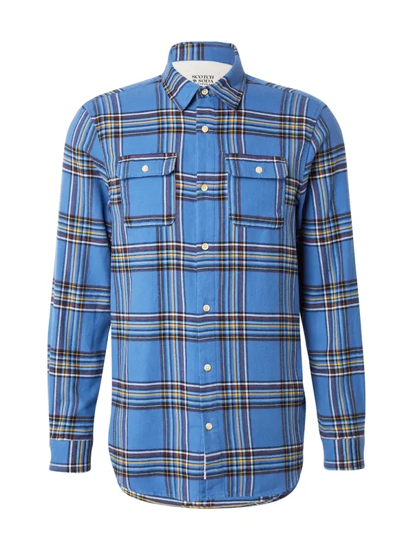 SCOTCH & SODA SCOTCH & SODA Košulja  plavi traper / žuta / bordo / prljavo bijela