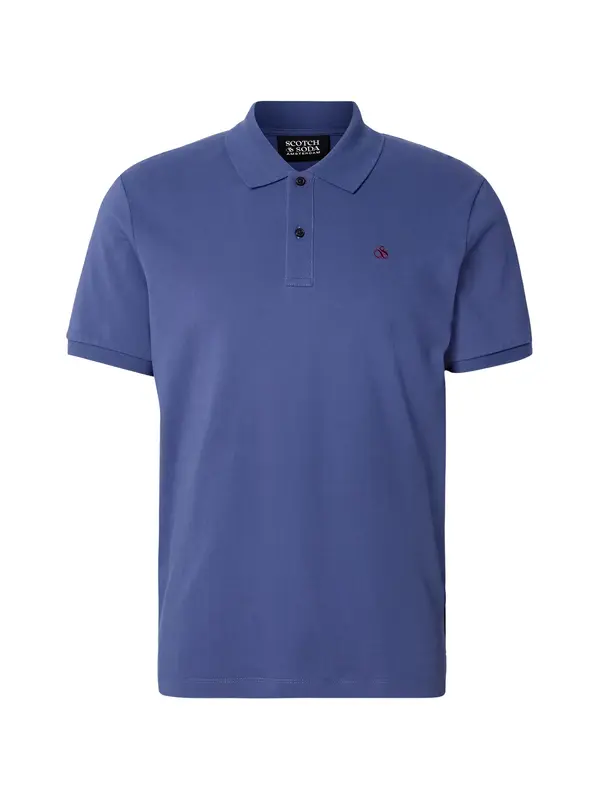 SCOTCH & SODA SCOTCH & SODA Majica 'Seasonal Core'  indigo / ljubičasto crvena