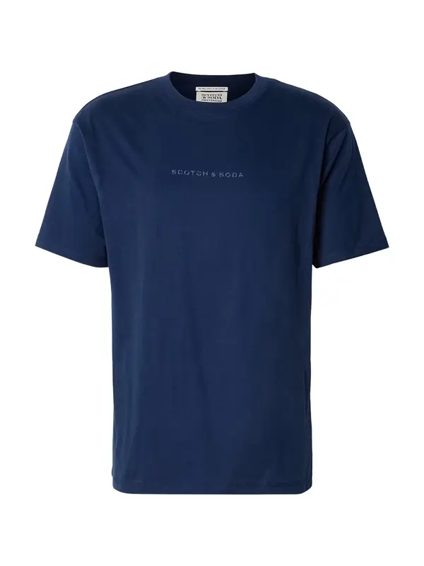 SCOTCH & SODA SCOTCH & SODA Majica 'Seasonal Core'  svijetloplava / tamno plava