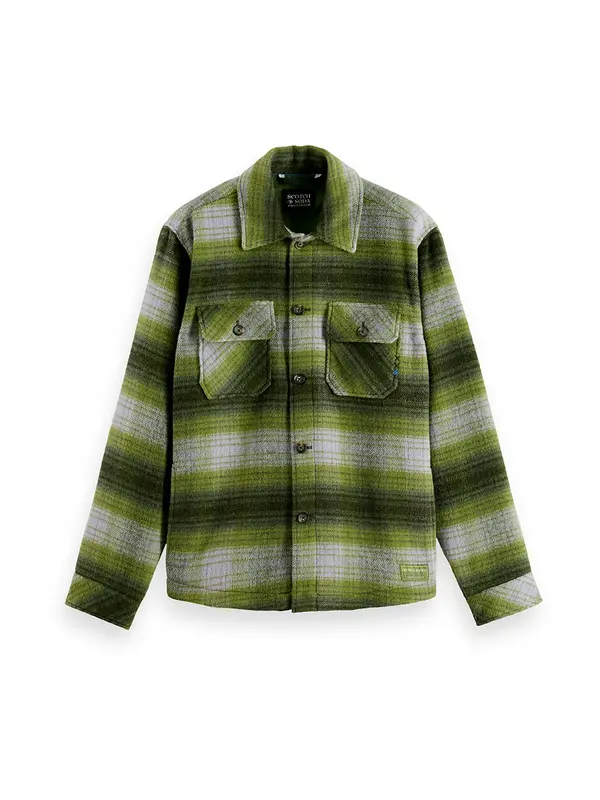 SCOTCH & SODA SCOTCH & SODA Prijelazna jakna  svijetlosiva / kivi zelena / tamno zelena