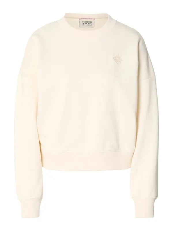 SCOTCH & SODA SCOTCH & SODA Sweater majica  bijela