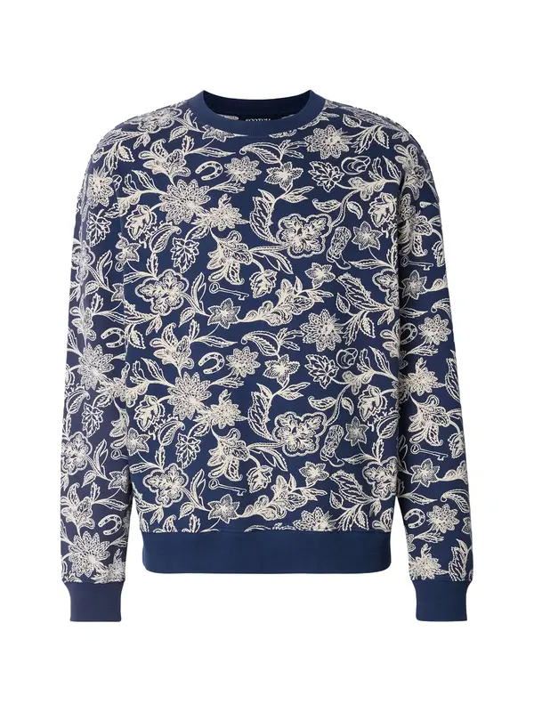 SCOTCH & SODA SCOTCH & SODA Sweater majica  ecru/prljavo bijela / tamno plava