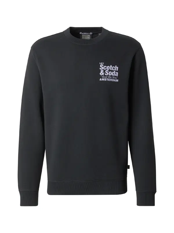 SCOTCH & SODA SCOTCH & SODA Sweater majica  lavanda / crna