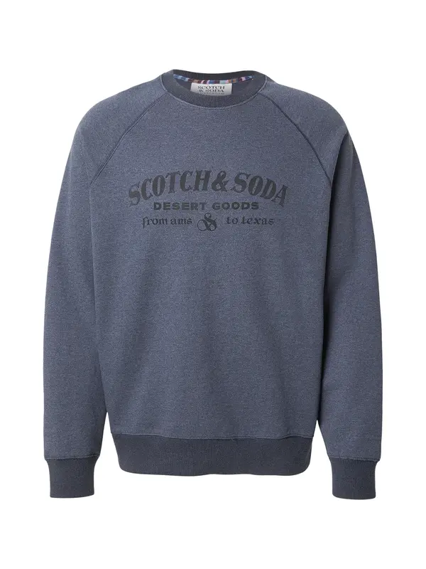 SCOTCH & SODA SCOTCH & SODA Sweater majica  safirno plava / crna