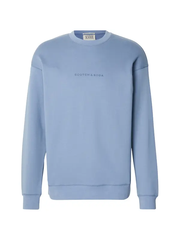SCOTCH & SODA SCOTCH & SODA Sweater majica 'Seasonal Core'  mornarsko plava / svijetloplava