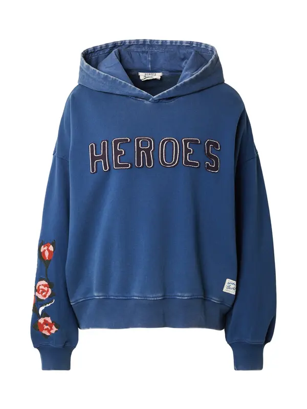 SCOTCH & SODA SCOTCH & SODA Sweater majica 'THE 40TH ANNIVERSARY'  tamno plava / tamno ljubičasta / svijetloroza / crvena