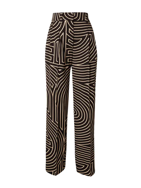 SECOND FEMALE SECOND FEMALE Hlače na crtu 'Liven'  bež / crna