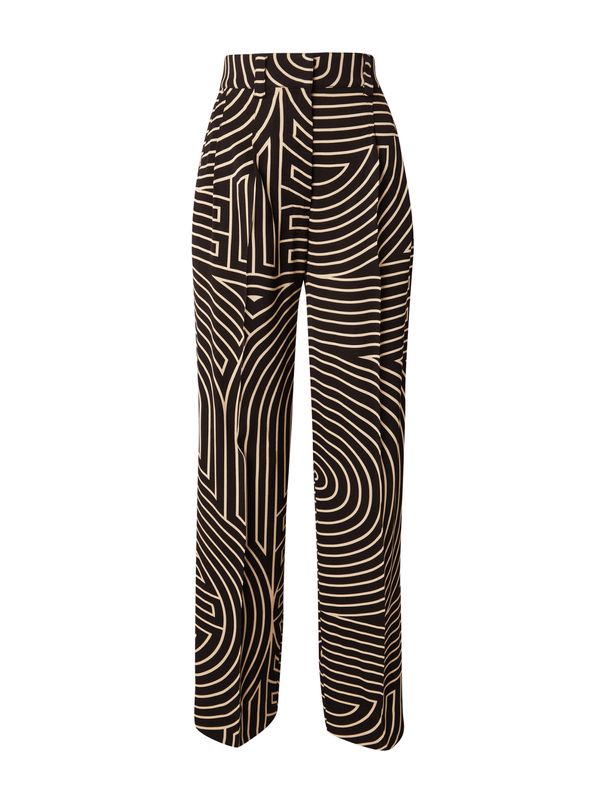 SECOND FEMALE SECOND FEMALE Hlače na crtu 'Liven'  bež / crna