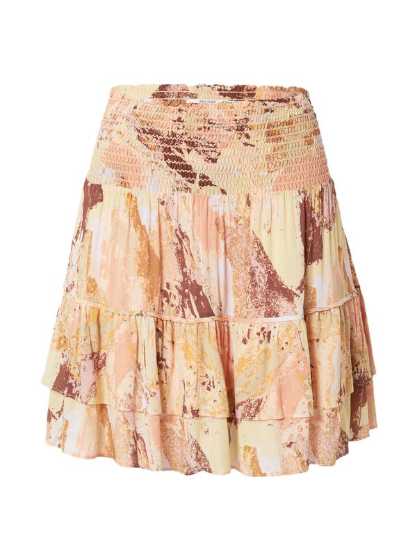 SECOND FEMALE SECOND FEMALE Suknja 'Calore'  pijesak / čokolada / svijetlosmeđa