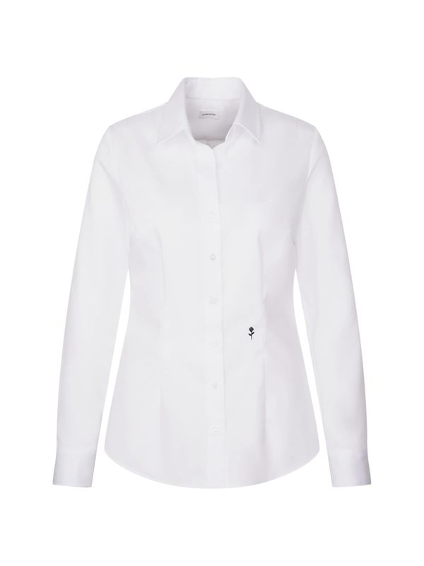 SEIDENSTICKER SEIDENSTICKER Bluza 'Schwarze Rose'  crna / bijela