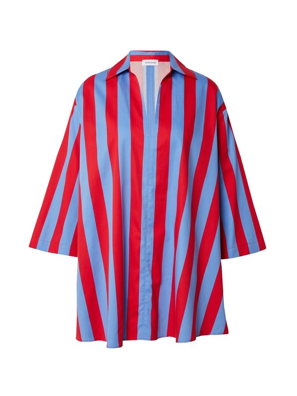 SEIDENSTICKER SEIDENSTICKER Bluza 'Schwarze Rose'  svijetloplava / crvena