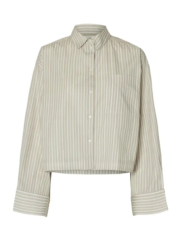 SELECTED SELECTED Bluza 'SLFASTHA'  tamno bež / bijela
