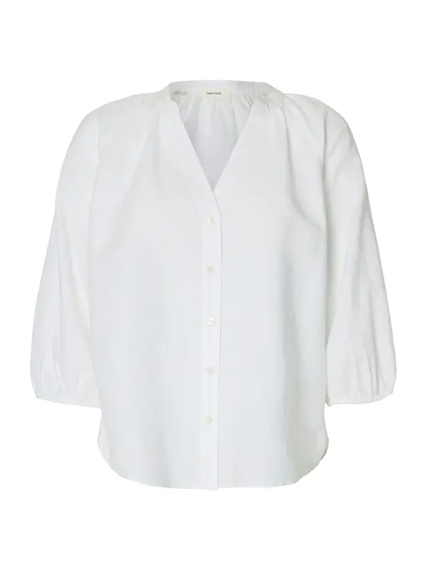 SELECTED SELECTED Bluza 'SLFCleo-Alberta'  bijela
