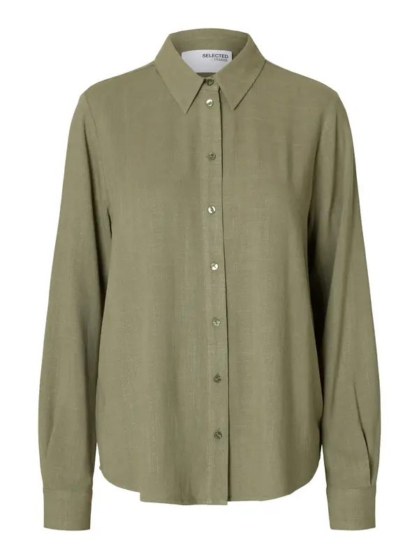 SELECTED SELECTED Bluza 'SLFViva'  maslinasta