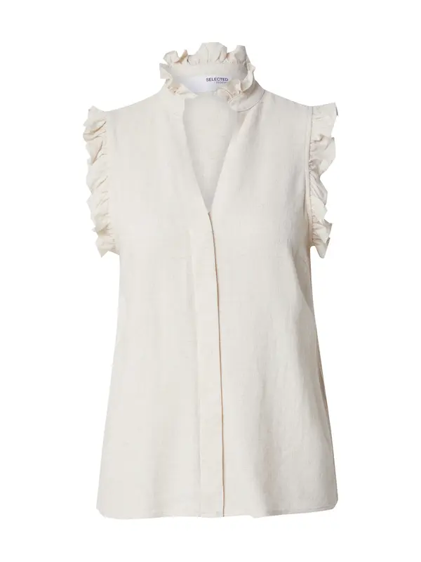SELECTED SELECTED Bluza 'SLFViva'  vuneno bijela