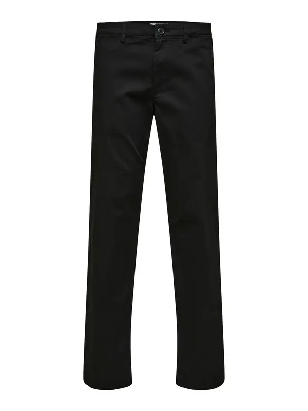 SELECTED SELECTED Chino hlače 'New Miles'  crna