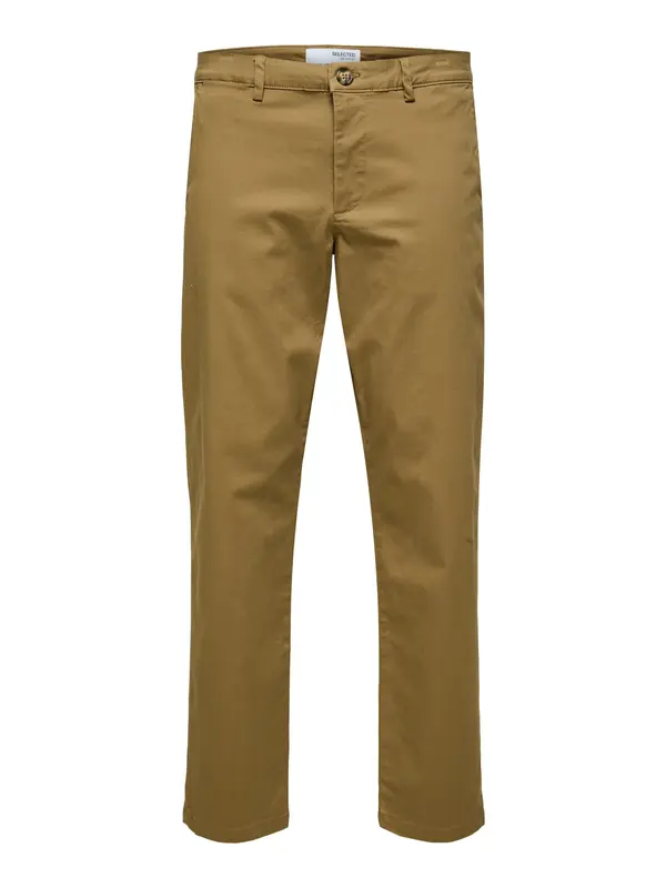 SELECTED SELECTED Chino hlače 'New Miles'  smeđa