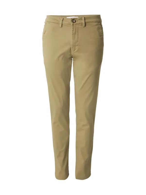 SELECTED SELECTED Chino hlače 'SLHNEW MILES FLEX'  maslinasta