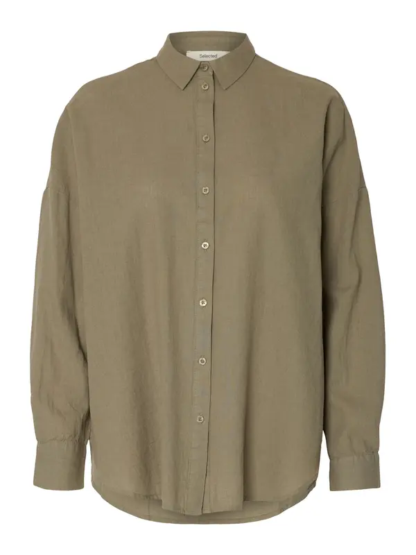 SELECTED FEMME SELECTED FEMME Bluza 'SLFLINNIE-NOVA'  maslinasta