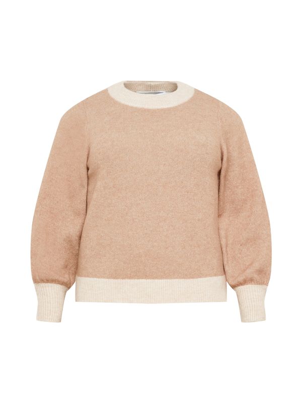 Selected Femme Curve Selected Femme Curve Pulover  pijesak / svijetlobež