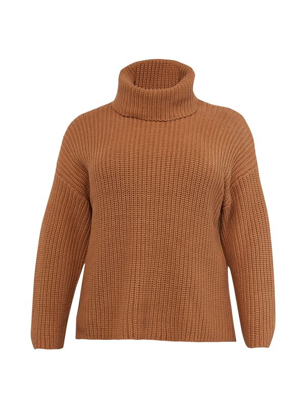 Selected Femme Curve Selected Femme Curve Pulover 'SELMA SEFIKA'  konjak