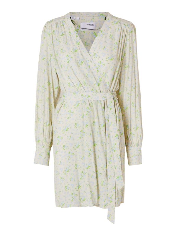 SELECTED FEMME SELECTED FEMME Haljina 'MINNA-ALVA'  bež / svijetloplava / zelena