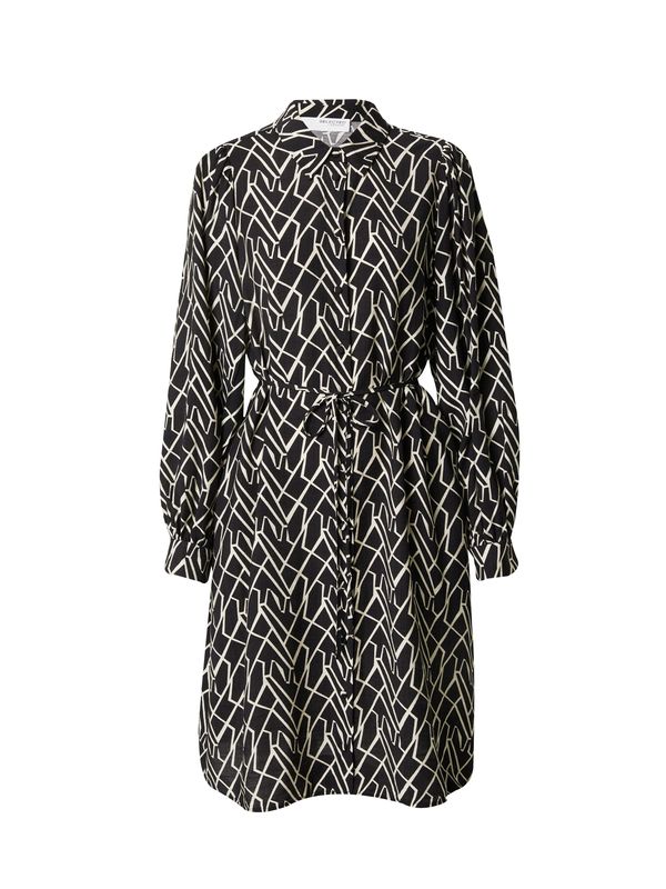 SELECTED FEMME SELECTED FEMME Košulja haljina 'Peppi-Tonia'  bež / crna
