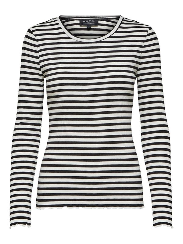 Selected SELECTED FEMME Majica 'ANNA'  crna / bijela