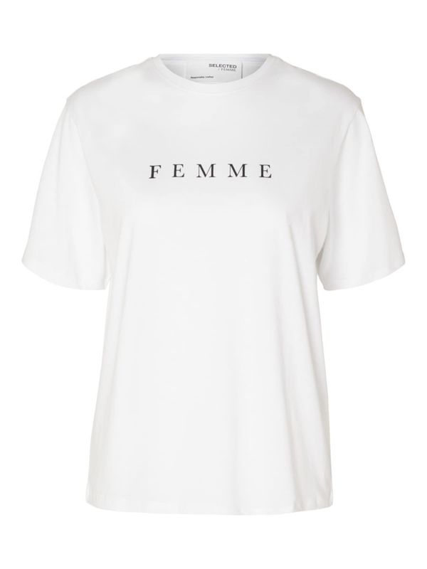 Selected SELECTED FEMME Majica 'VILJA'  crna / bijela