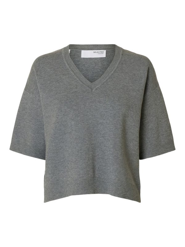 SELECTED FEMME SELECTED FEMME Pulover 'SLFKAMMA'  siva melange