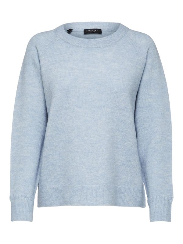 Selected SELECTED FEMME Pulover 'SLFLulu'  pastelno plava