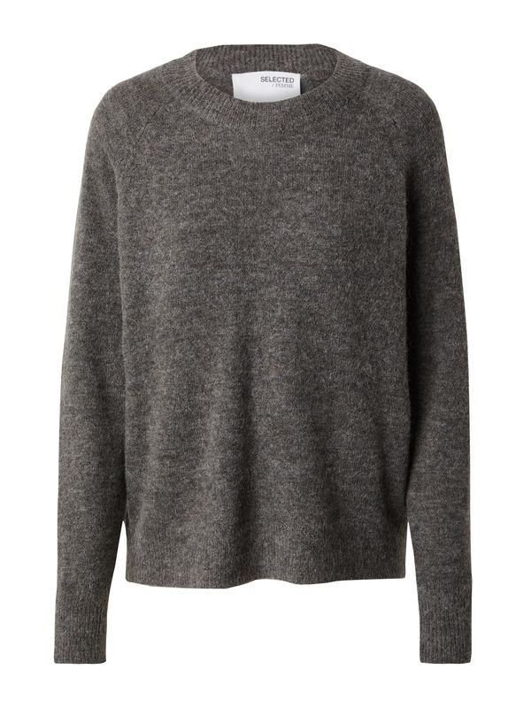 Selected SELECTED FEMME Pulover 'SLFLULU'  tamo siva