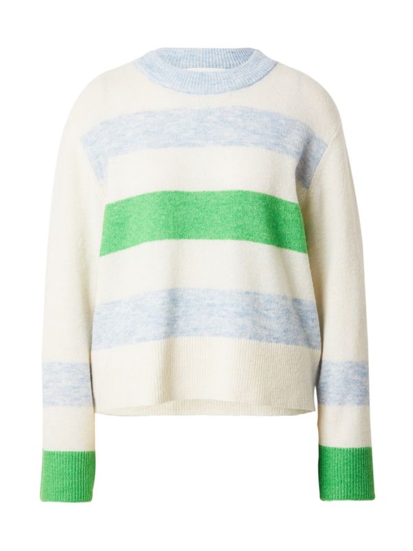 SELECTED FEMME SELECTED FEMME Pulover  svijetlobež / svijetloplava / travnato zelena