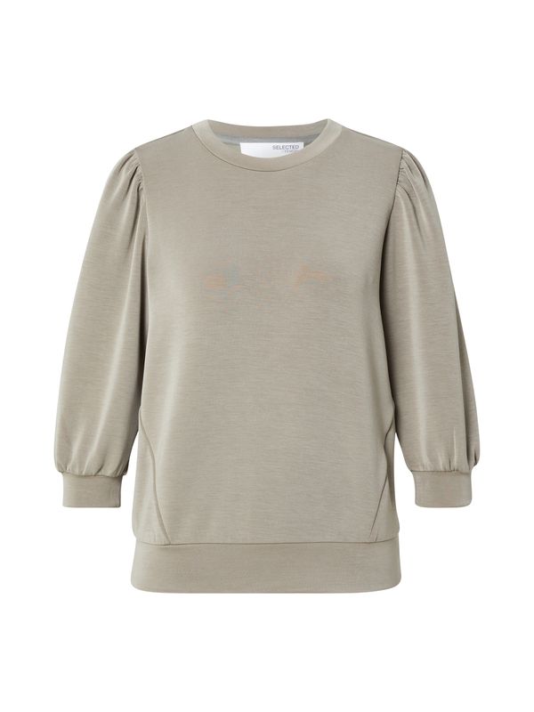 SELECTED FEMME SELECTED FEMME Sweater majica 'SLFTENNY'  bež siva