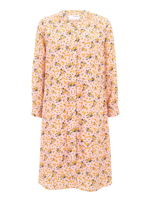 Selected Femme Tall Selected Femme Tall Košulja haljina 'DAMINA'  tamno narančasta / pastelno roza / crna